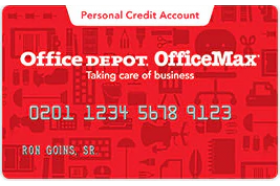 Office Depot Personal Credit Account
