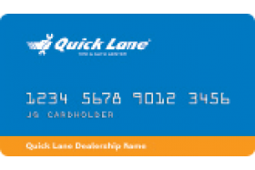 Quick Lane Credit Card