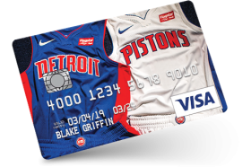 Flagstar Detroit Pistons Visa Credit Card