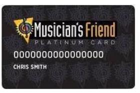 Musician's Friend Platinum Card