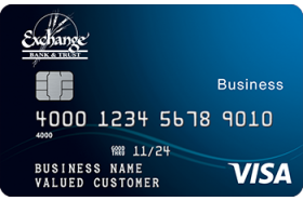 Exchange Bank and Trust Visa® Business Card