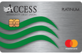 Access Community Credit Union Platinum Mastercard