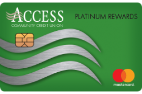 Access Community Credit Union Platinum Rewards Mastercard