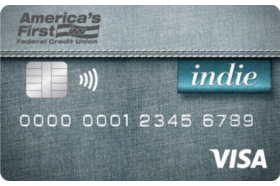 Americas First Federal Credit Union Indie Visa® Credit Card
