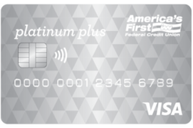 Americas First FCU Platinum Visa Credit Card