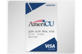 AmeriCU Credit Union Visa® Signature Rewards Credit Card