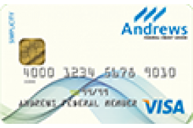 Andrews Federal Credit Union Simplicity Visa Credit Card