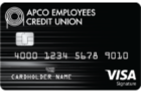 APCO Employees CU Visa Signature Credit Card