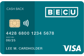 BECU Cash Back Visa Credit Card