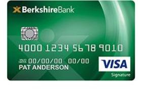Berkshire Bank Visa College Real Rewards Credit Card