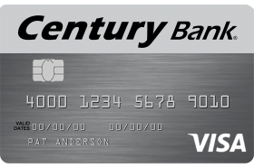 Century Bank of Massachusetts Visa Platinum Credit Card