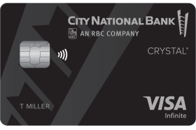 City National Bank Crystal Visa Credit Card