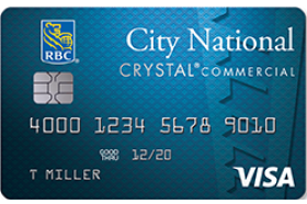 City National Bank Visa Crystal Commercial Credit Card