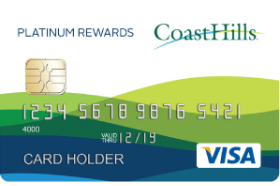 CoastHills Credit Union Platinum Rewards Visa Credit Card