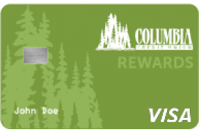 Columbia Credit Union Visa Platinum Rewards Credit Card