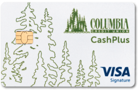 Columbia Credit Union Visa Signature CashPlus Credit Card