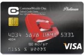 CommonWealth One FCU Visa Platinum Credit Card
