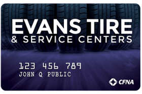Evans Tire Credit Card