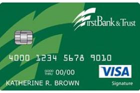 First Bank and Trust of Texas Cash Back Rewards Visa