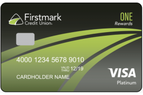 Firstmark Credit Union Visa Platinum Rewards Credit Card