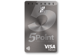 FivePoint Credit Union Platinum Rewards Visa Credit Card