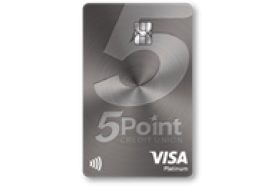 FivePoint Credit Union Platinum Visa Credit Card