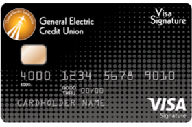 General Electric Credit Union Visa Signature Credit Card