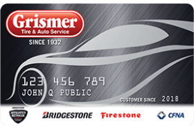 Grismer Tire and Auto Service Credit Card