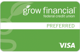 Grow Financial FCU Visa Platinum Preferred Secured
