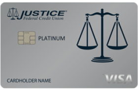 Justice FCU VISA Platinum Rewards Credit Card