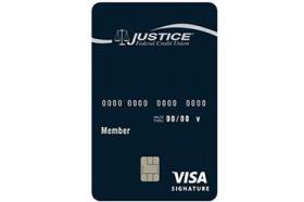 Justice Federal Credit Union VISA Signature Credit Card