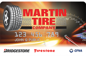 Martin Tire Company Credit Card
