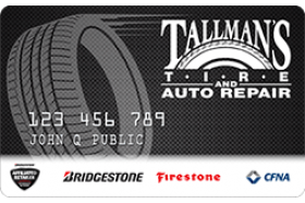 Tallman's Tire and Auto Repair Credit Card