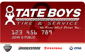 Tate Boys Tire and Service Credit Card