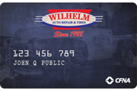 Wilhelm Automotive Credit Card
